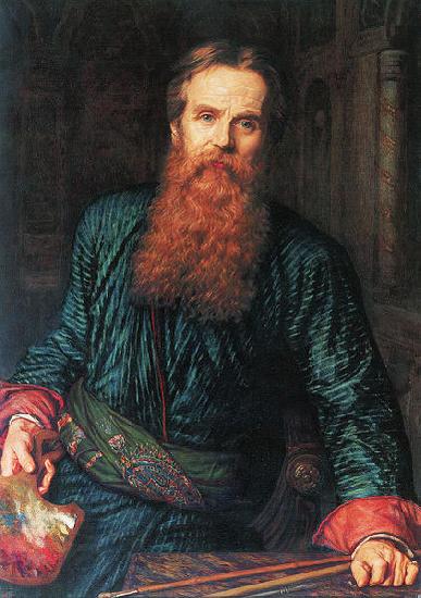 William Holman Hunt Selfportrait oil painting picture
